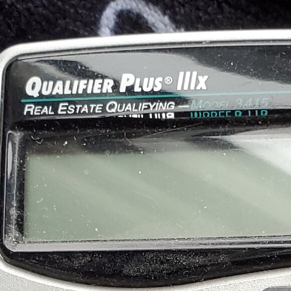 Calculated Industries Model 3415 Qualifier Plus IIIx Advanced RE Calculator - Picture 6 of 6